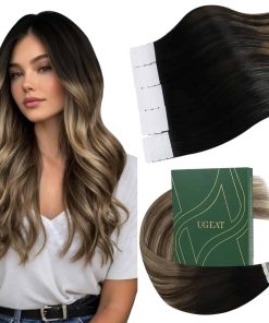 Extensiones de Cabello Adhesivas Ugeat Balayage de Pelo