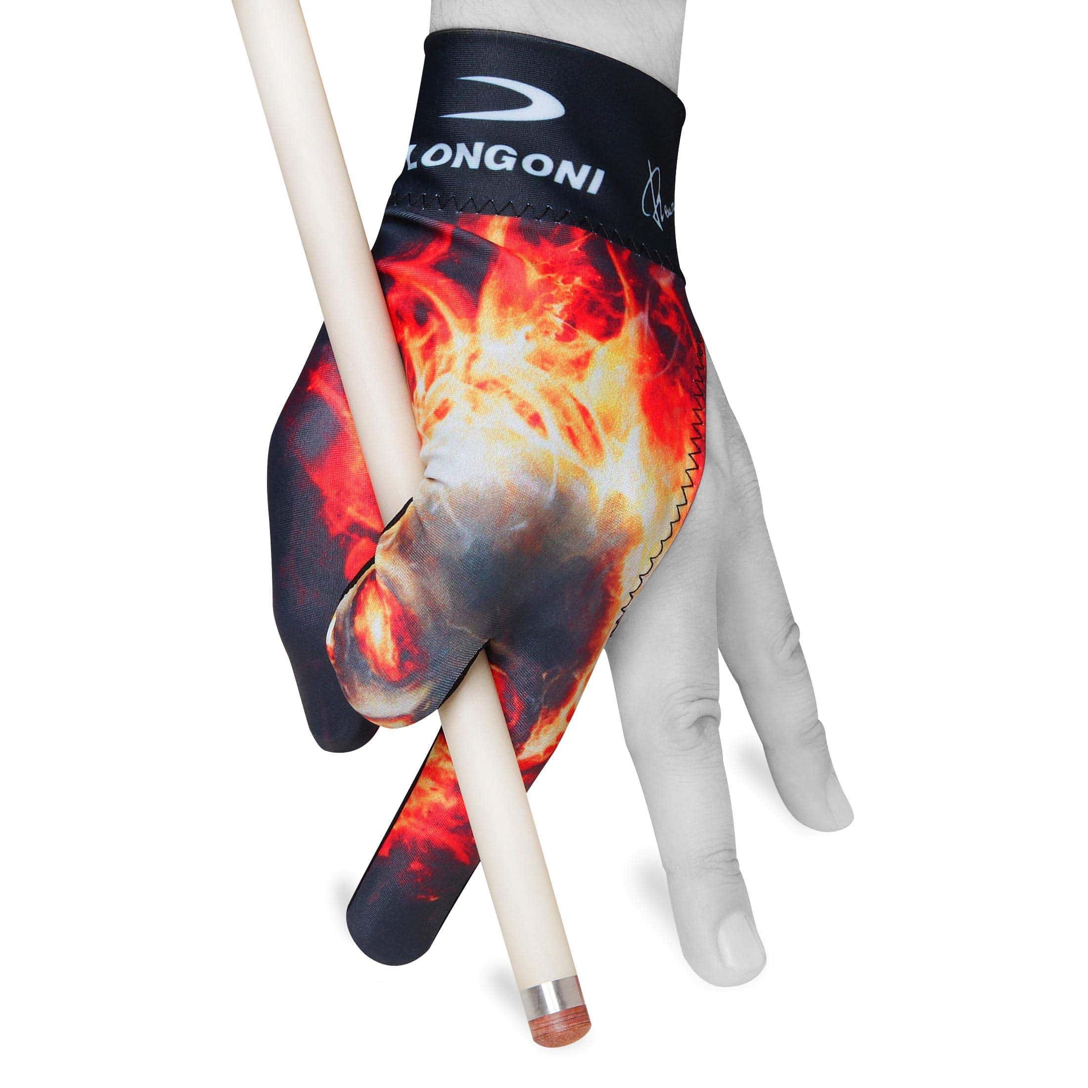 Guante de Billar LONGONI POOL CUE Fancy Skull 2 para mano