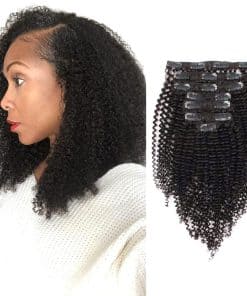 ABH AMAZINGBEAUTY HAIR Extensiones de Cabello Rizado Kinkys