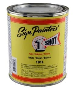 Esmalte de Letras 1 Shot 101L Blanco - Cuarto