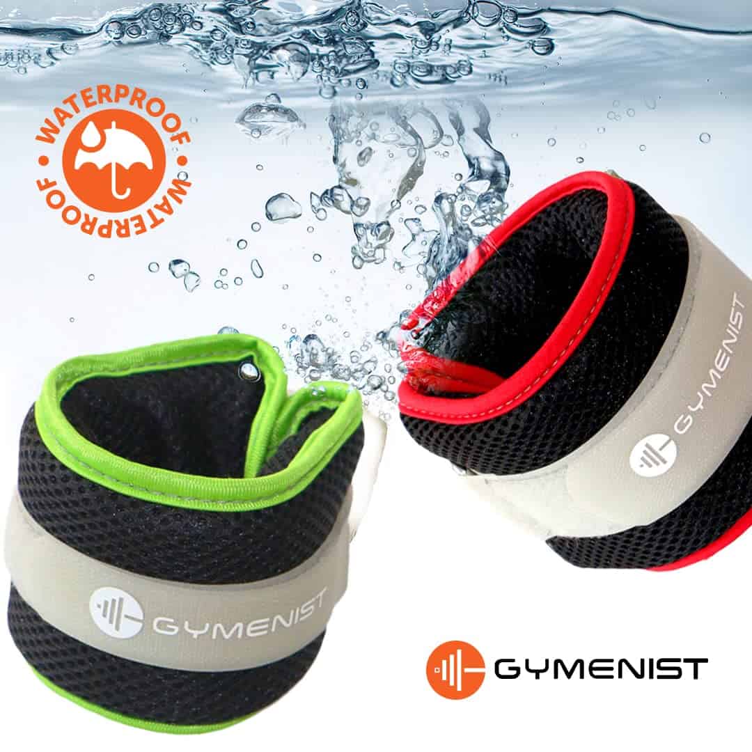 Pesas para tobillos y muñecas a prueba de agua Gymenist con - Imagen 4