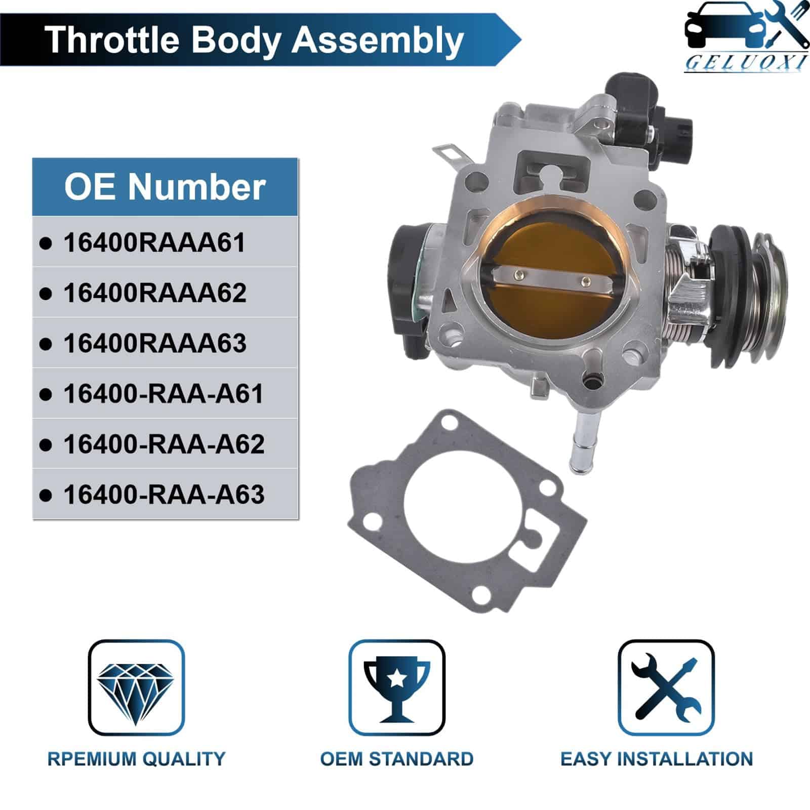 Ensamblaje del Cuerpo del Acelerador 16400-RAA-A62 - Imagen 3