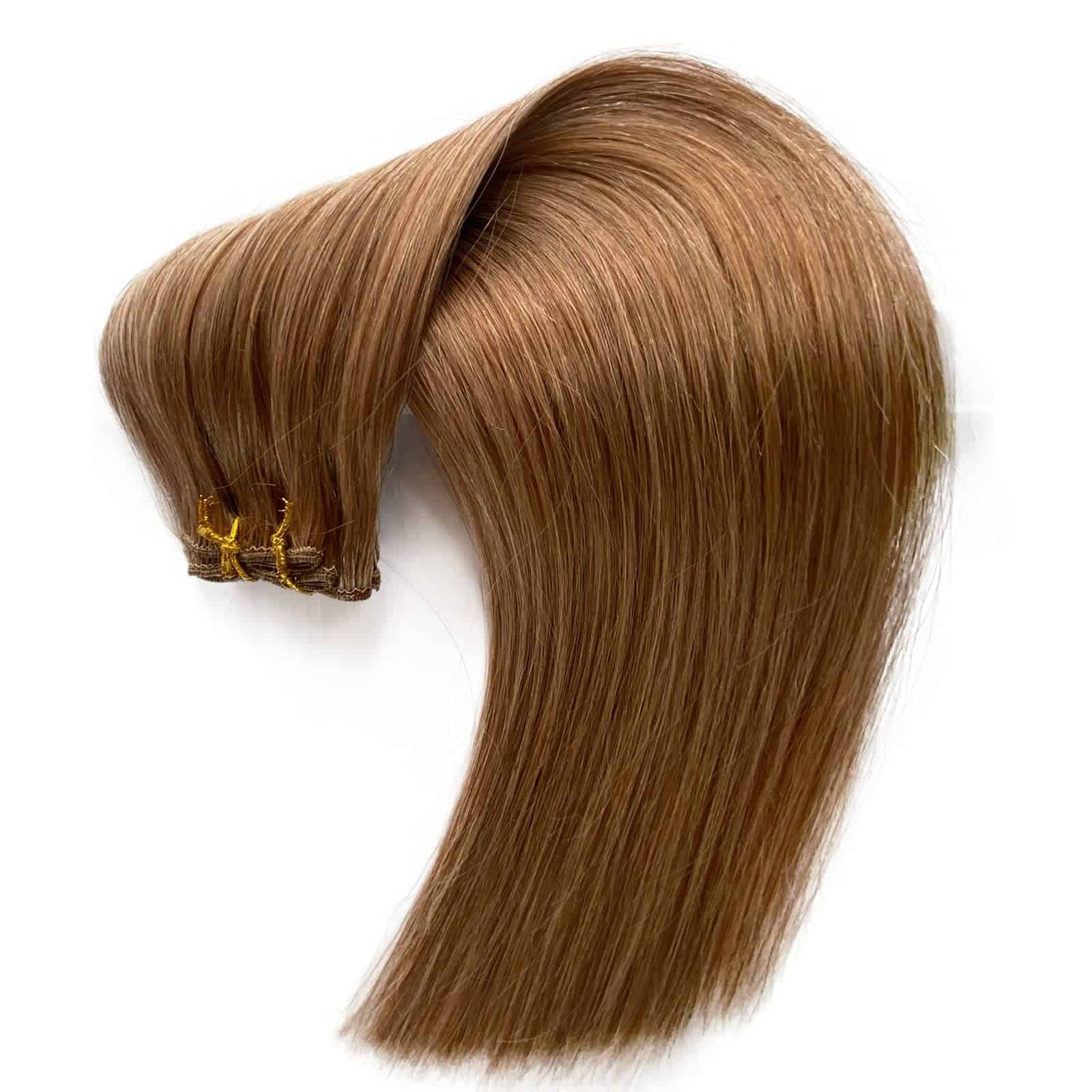Extensiones de Cabello Clip in Pelo Humano Liso Sedoso Remy - Imagen 9