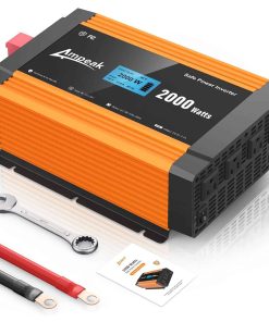 Inversor de corriente Ampeak 2000W 6.2A con Doble Puertos