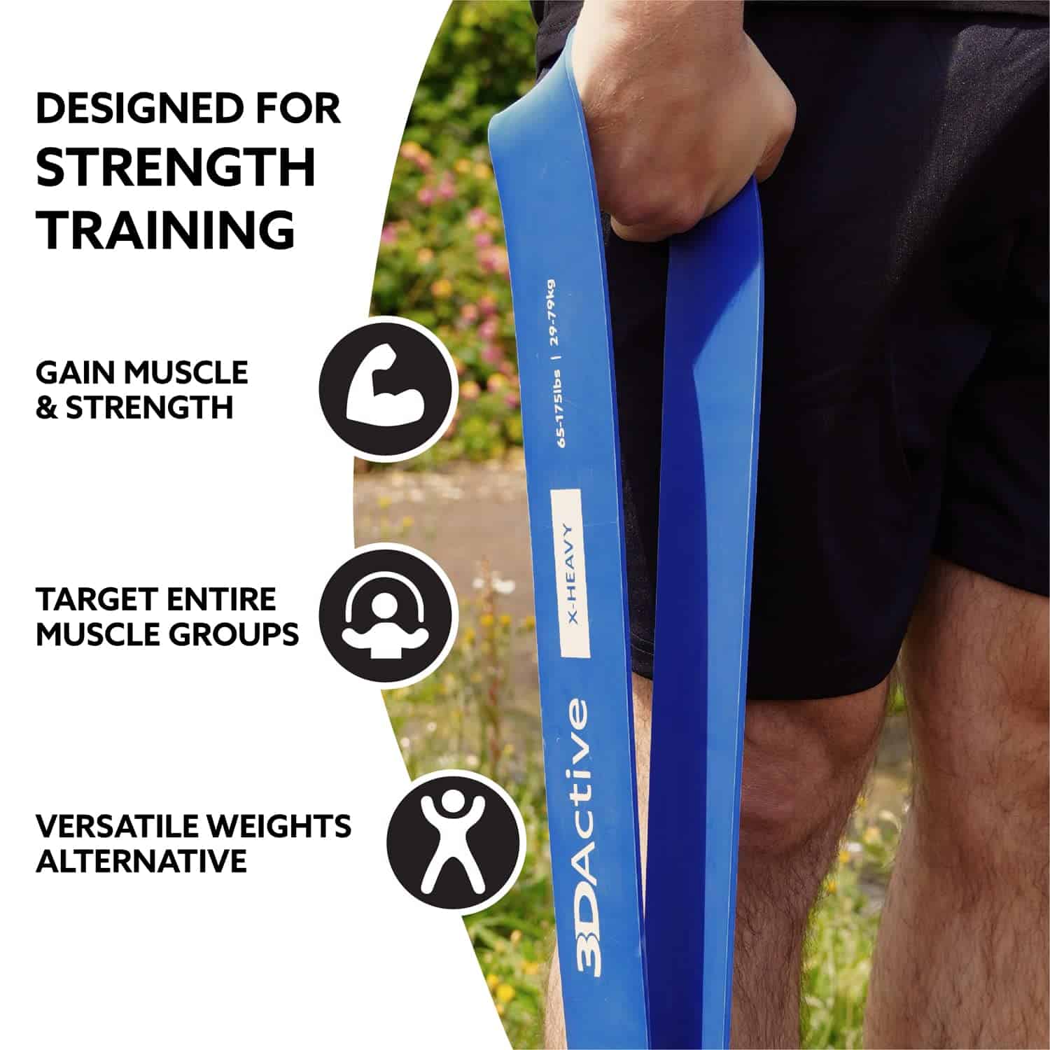 Banda de asistencia para dominadas 3DActive - Banda de - Imagen 4