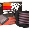 Filtro de Aire del Motor K&N: Alto -) YA-0116