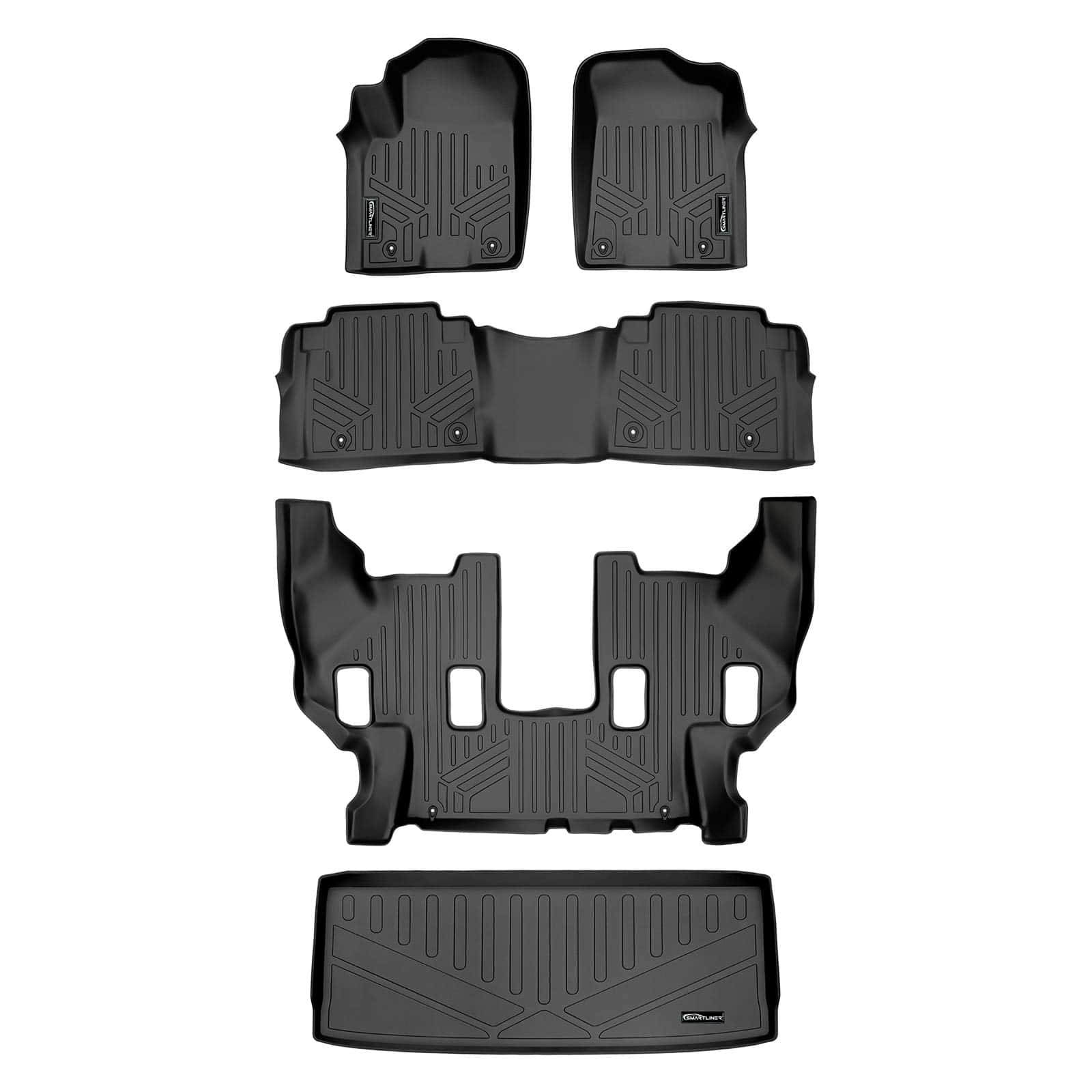 Tapetes MAXLINER para 3 Filas y Forro de Carga detrás de la