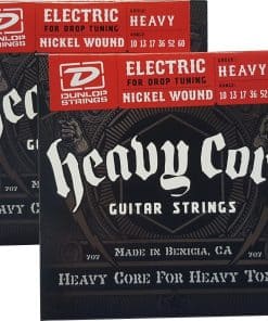 Cuerdas Dunlop Heavy Core - Pesado 10-60 Paquete de 2 Cajas