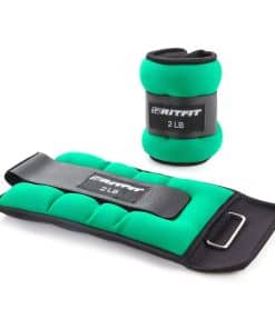 Pesas para tobillos y muñecas RitFit para -Verde - 2LB