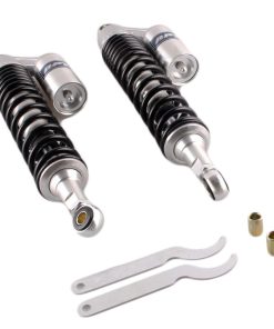 Par de amortiguadores traseros universales de 400 mm para