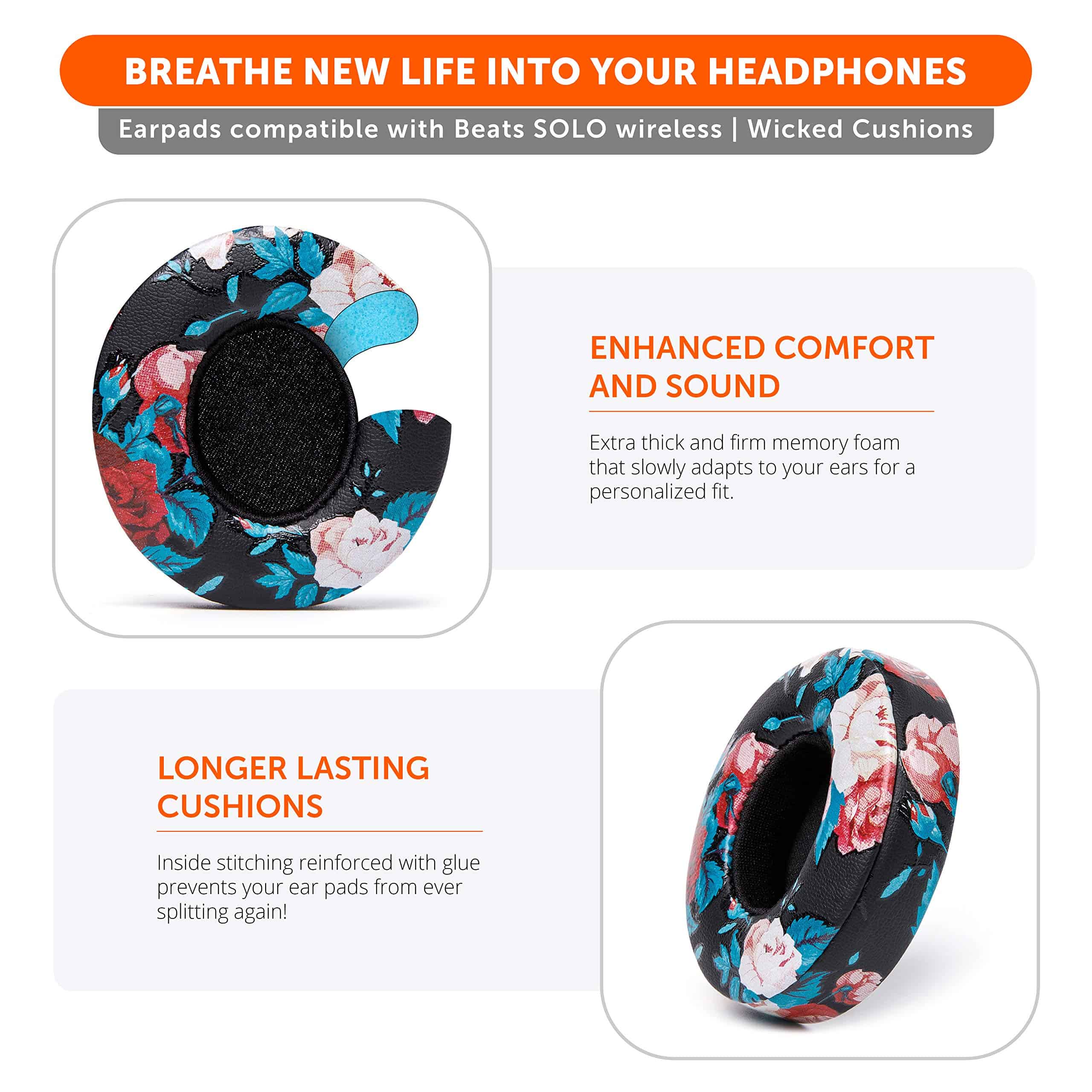 Almohadillas extra gruesas de repuesto para Beats Solo 2 y - Imagen 5