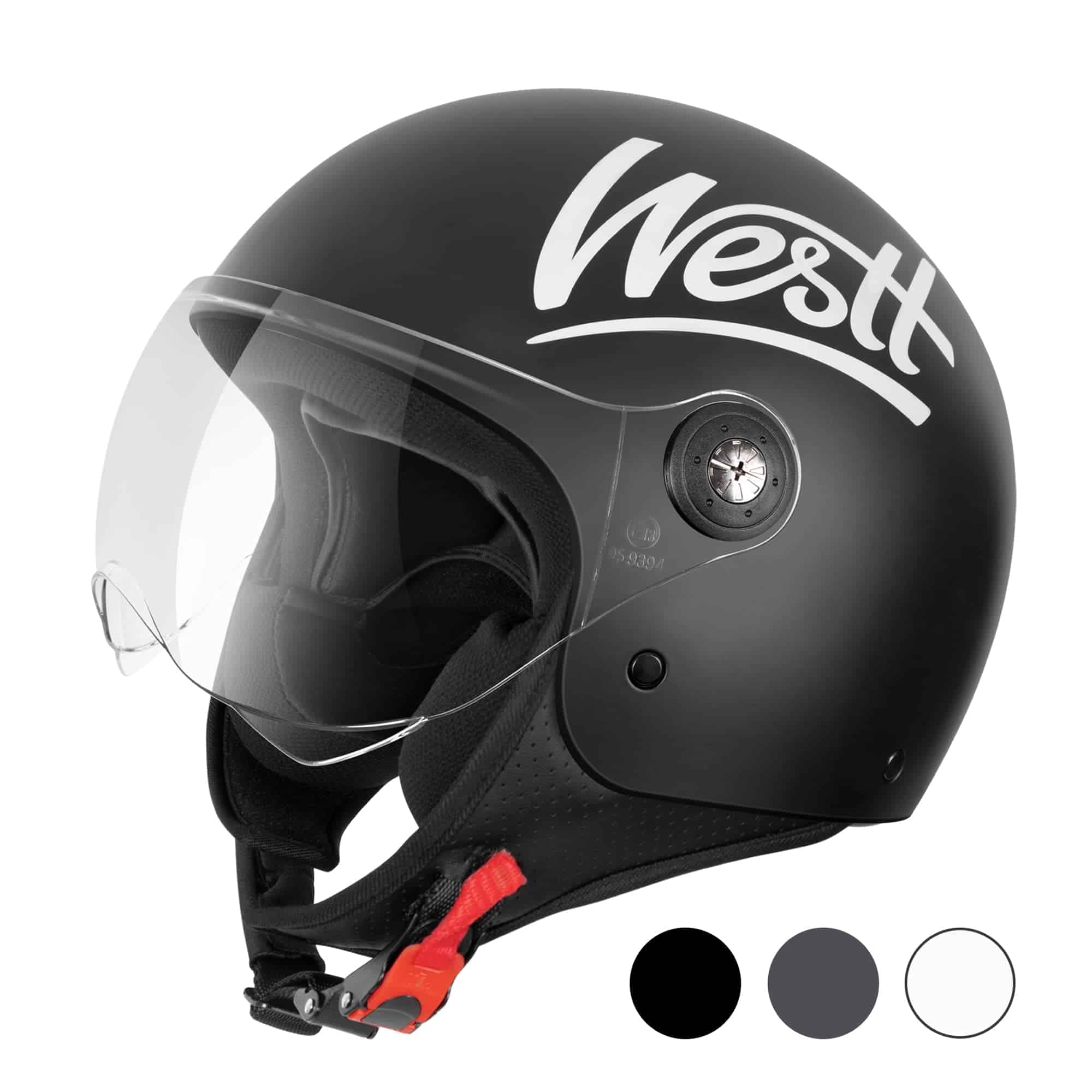 Casco Westt 3/4 - Casco Abierto para Scooter y Moped con