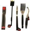 Set de utensilios de cocina de lujo para barbacoa con