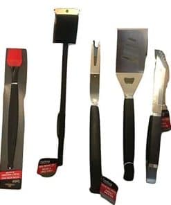 Set de utensilios de cocina de lujo para barbacoa con