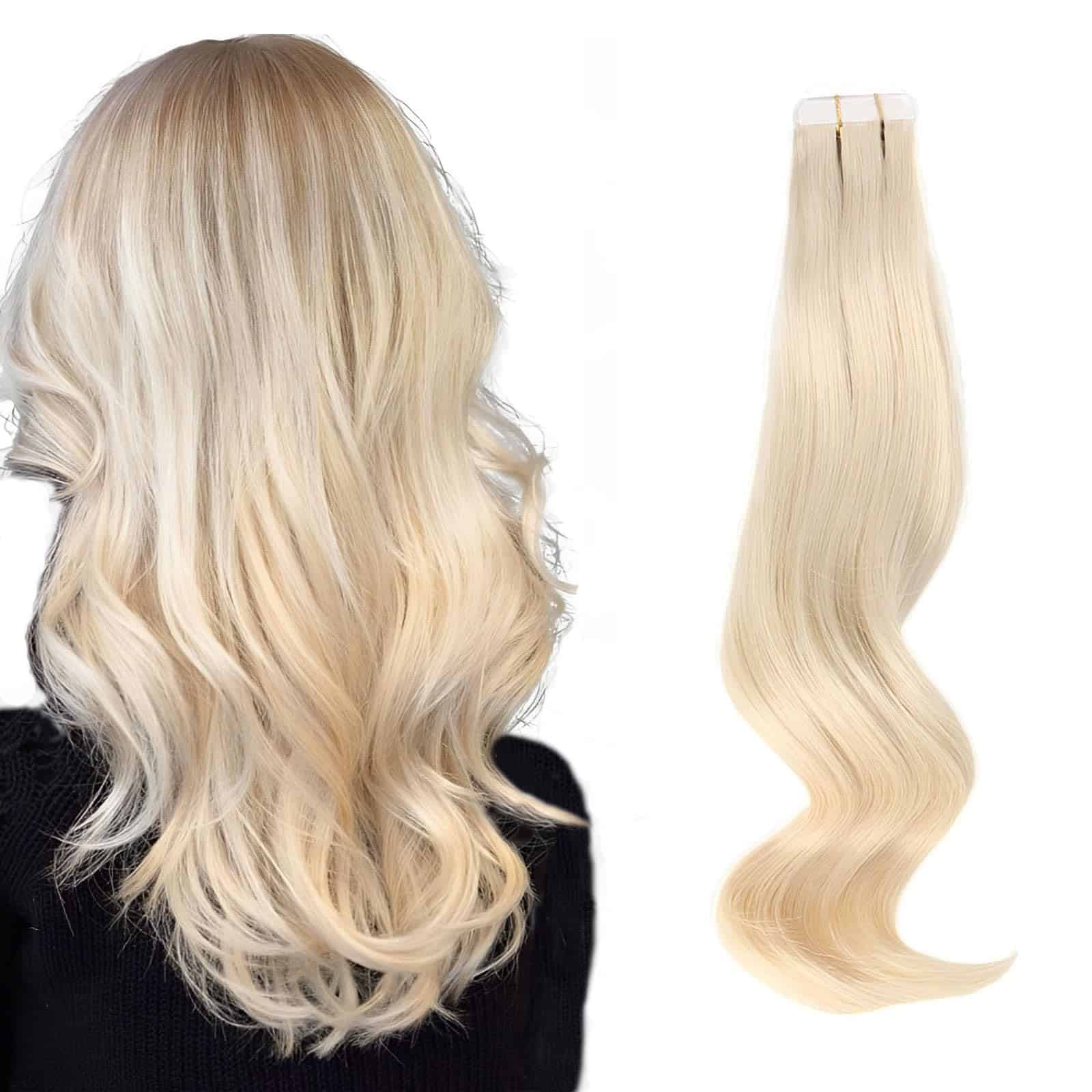 ABH AmazingBeauty Hair Extensiones de Cabello de Cinta de