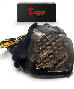 MZS Luz Trasera de Motocicleta LED Integrada con -Rojo, Amar