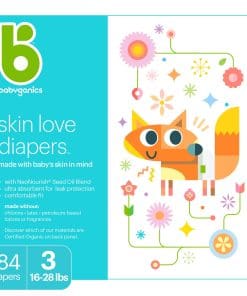 Pañales Babyganics para bebé, Talla 3 (16-28 lbs) 184