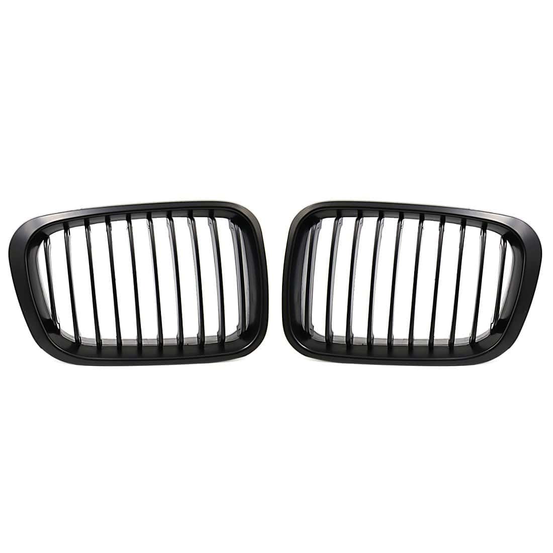 Rejilla frontal superior mate negra para parrilla BMW Serie