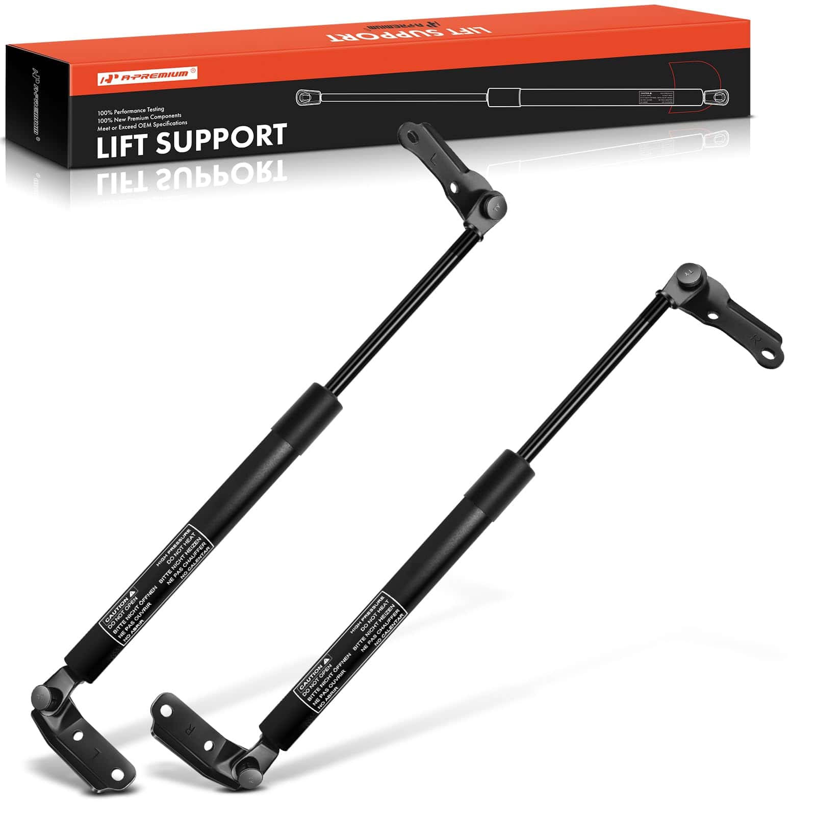 A-Premium Soportes de Elevación de la Puerta Trasera