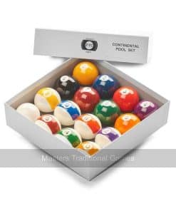 Bolas de billar serigrafiadas Aramith - 1 y 7/8 pulgadas -