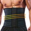 Corset de Cintura para Hombres de Látex GainKee con Huesos