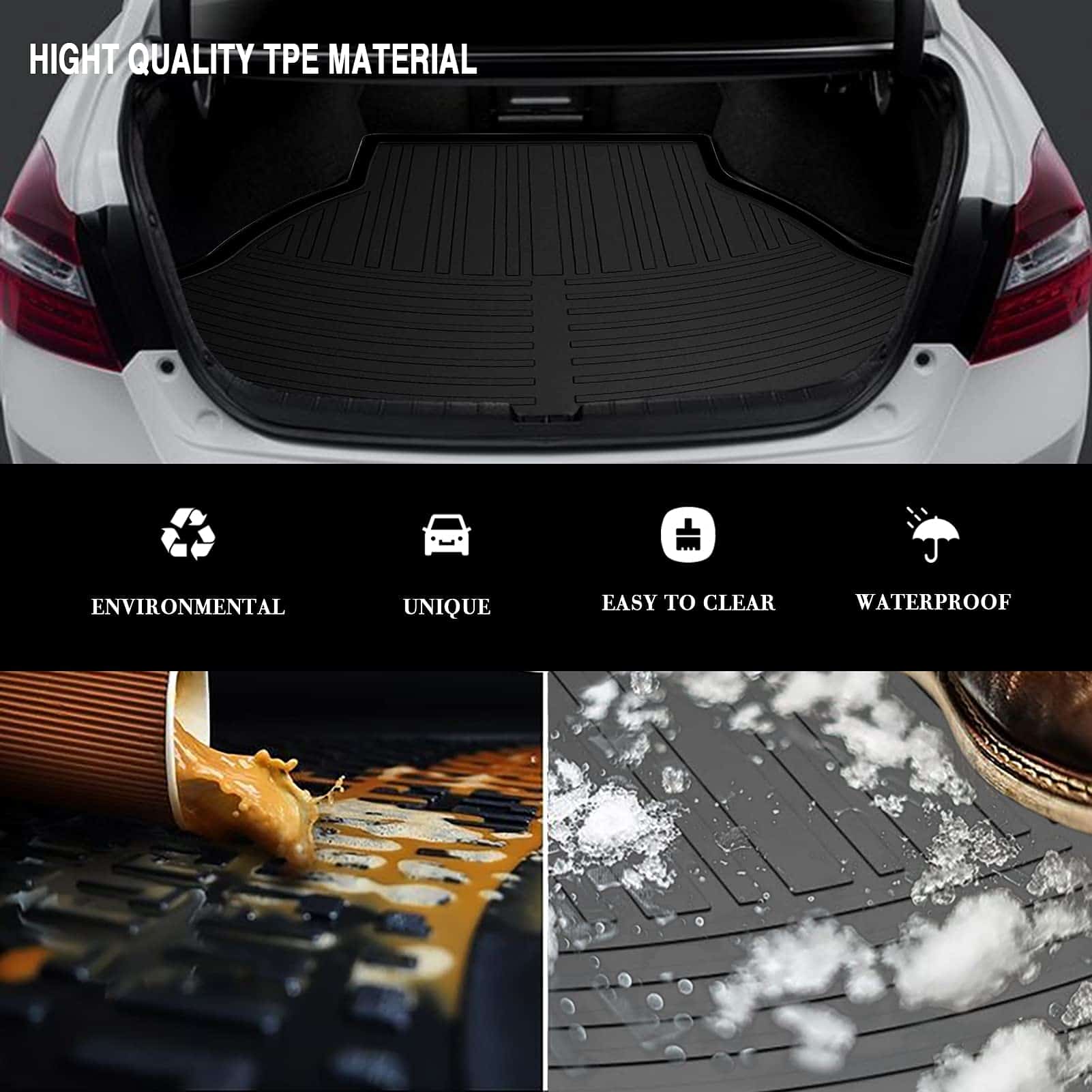 Forro de maletero y bandeja protectora para Honda Accord - Imagen 7