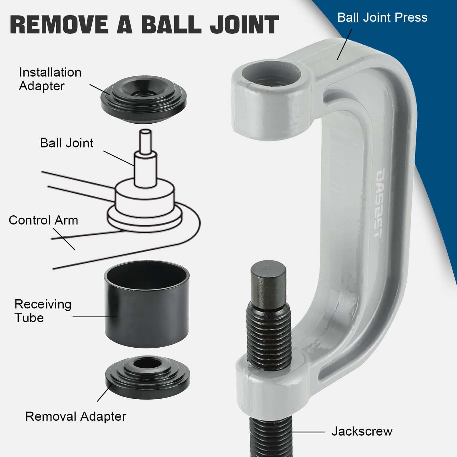 Kit de Herramientas para la Extracción de Rótulas DASBET | - Imagen 5