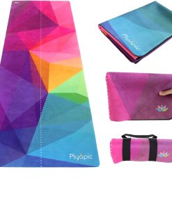 Tapete de Yoga de Viaje 3 en 1 / Toalla de Yoga Caliente /