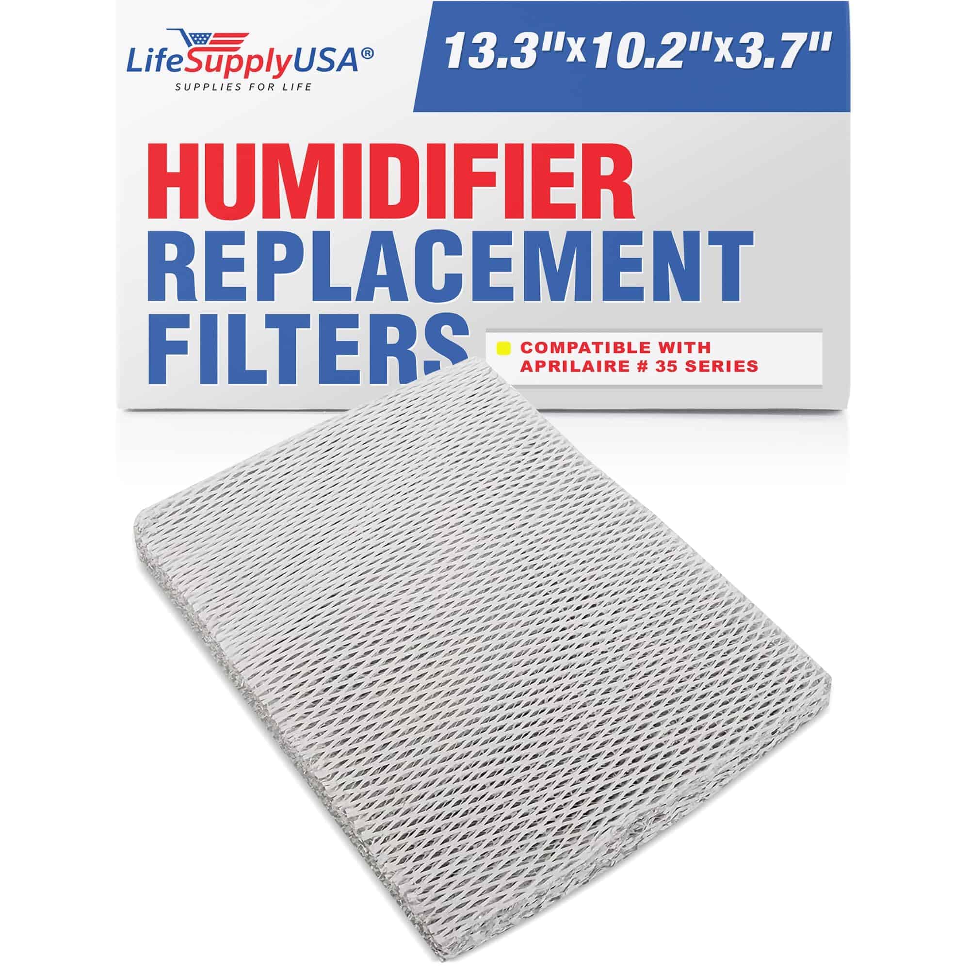 Filtro de humidificador de reemplazo LifeSupplyUSA Panel