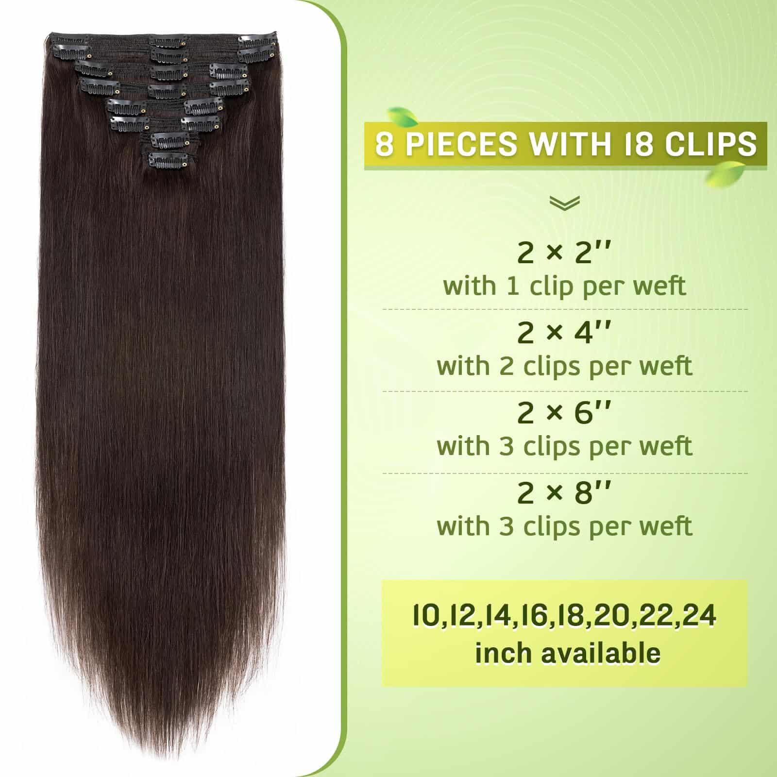 Extensiones de Cabello Clip en Doble Trama 100% Natural - Imagen 3