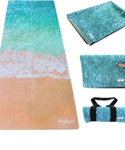 Tapete de viaje Plyopic 3 en 1 / Toalla de yoga caliente /