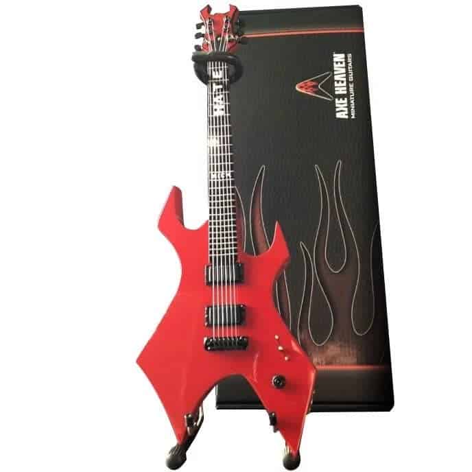 Mini Guitarra Roja AXE HEAVEN MT-506 Mick Thompson
