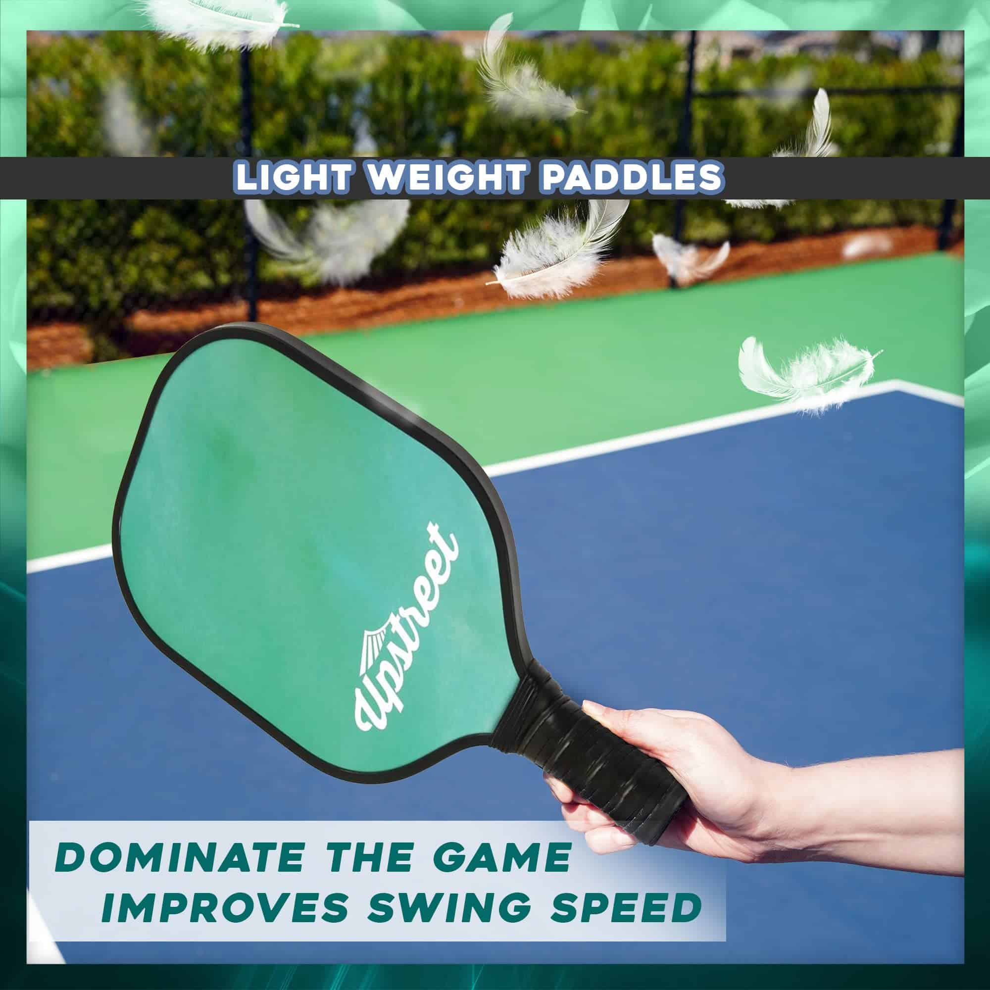 Set de Palas de Pickleball Upstreet | Diseño Único de Oro - Imagen 5