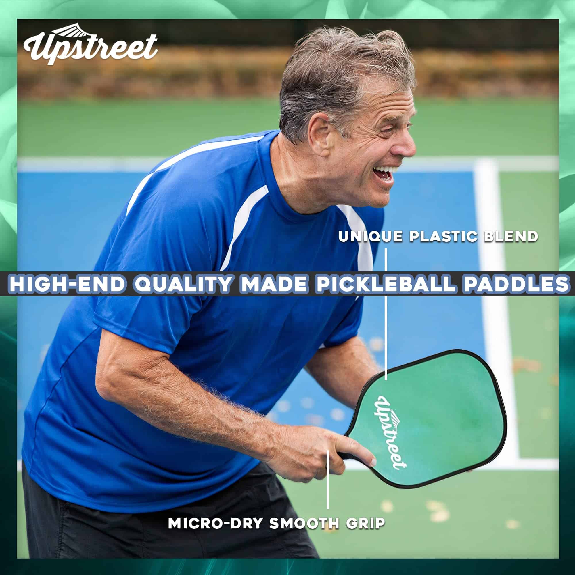 Set de Palas de Pickleball Upstreet | Diseño Único de Oro - Imagen 4