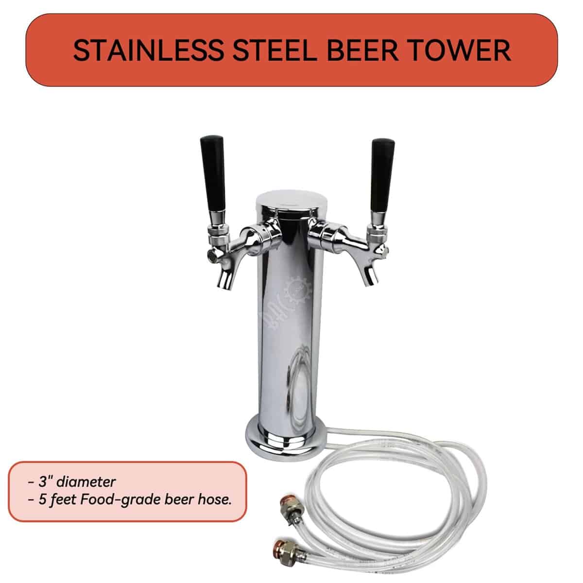 Kit de Conversión de Torre de Cerveza Kegerator de Doble - Imagen 3