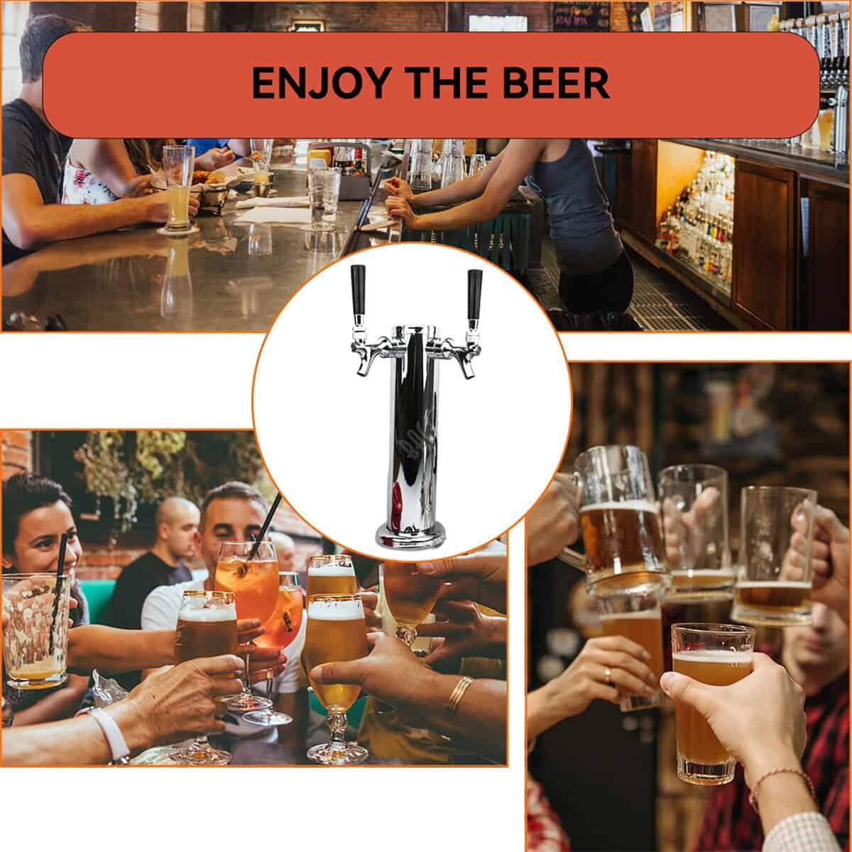Kit de Conversión de Torre de Cerveza Kegerator de Doble - Imagen 7