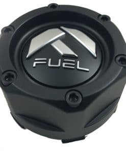 Tapa de centro de rueda personalizada Fuel Matte Black (UNA