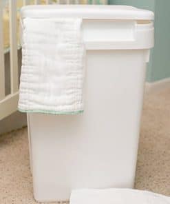 Resistente cubo de pañales de plástico fácil de limpiar con