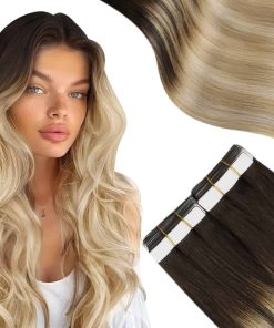 Extensiones de Cabello Adhesivas Moresoo de Cabello Humano