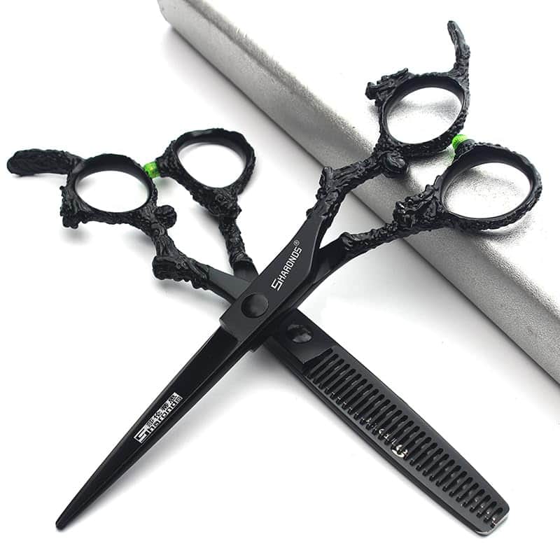 Tijeras profesionales para peluquero de 6 pulgadas, rectas - Imagen 3