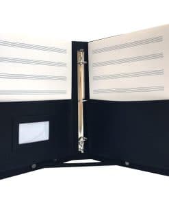 Carpeta de partituras de música grande para piano 10" x