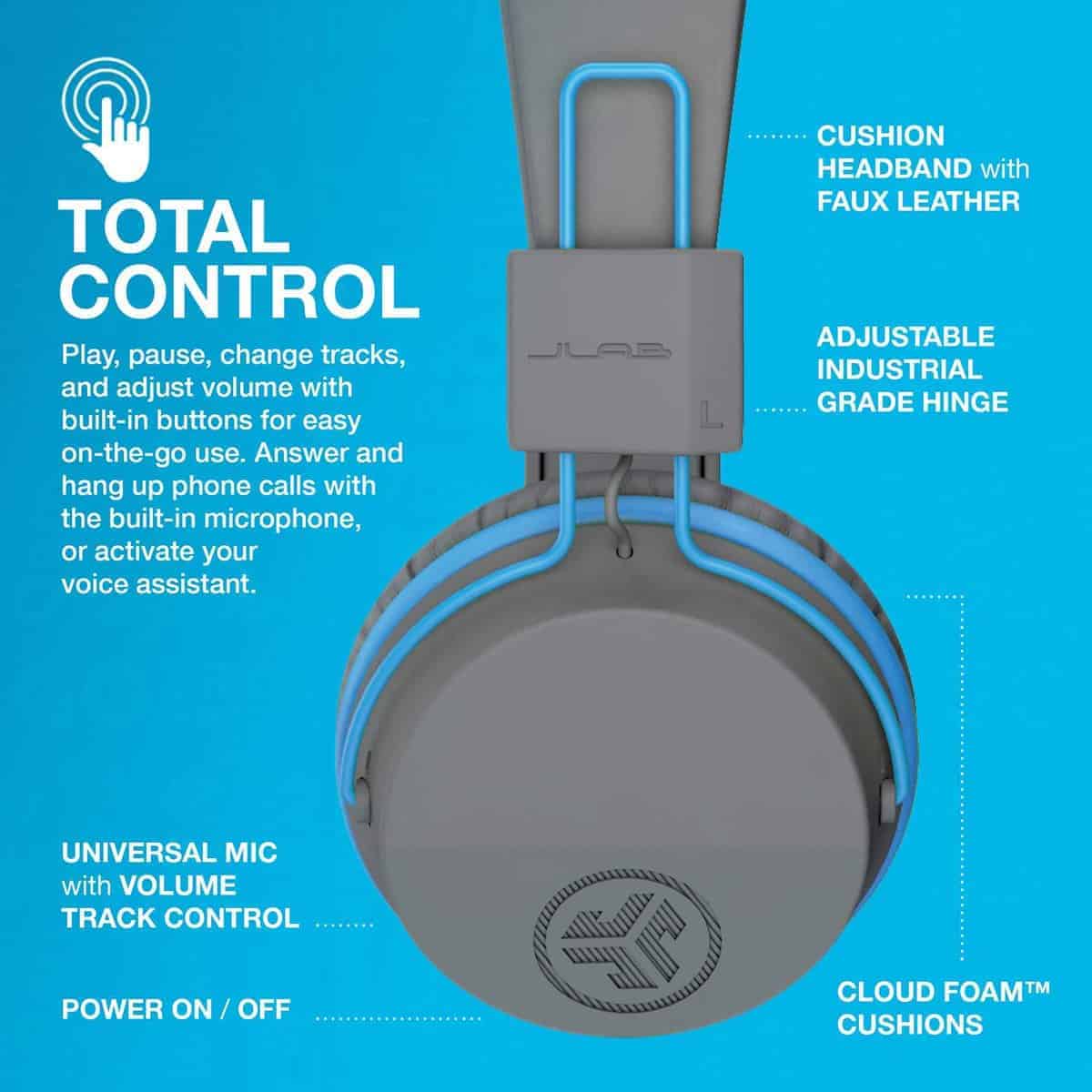 Audífonos Inalámbricos JLab JBuddies Studio para Niños, - Imagen 7