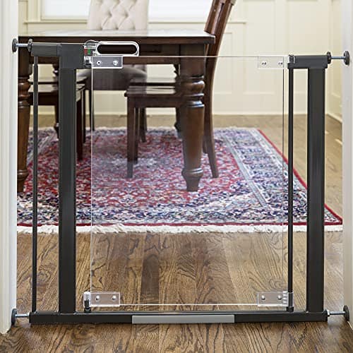 Puerta de seguridad para bebés Qdos Safety Crystal Designer