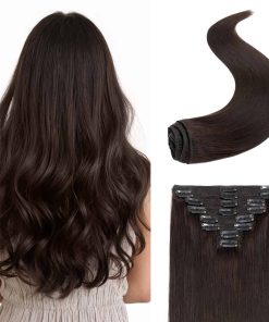 Extensiones de Cabello Clip en Pelo Real Humano 12 Pulgadas