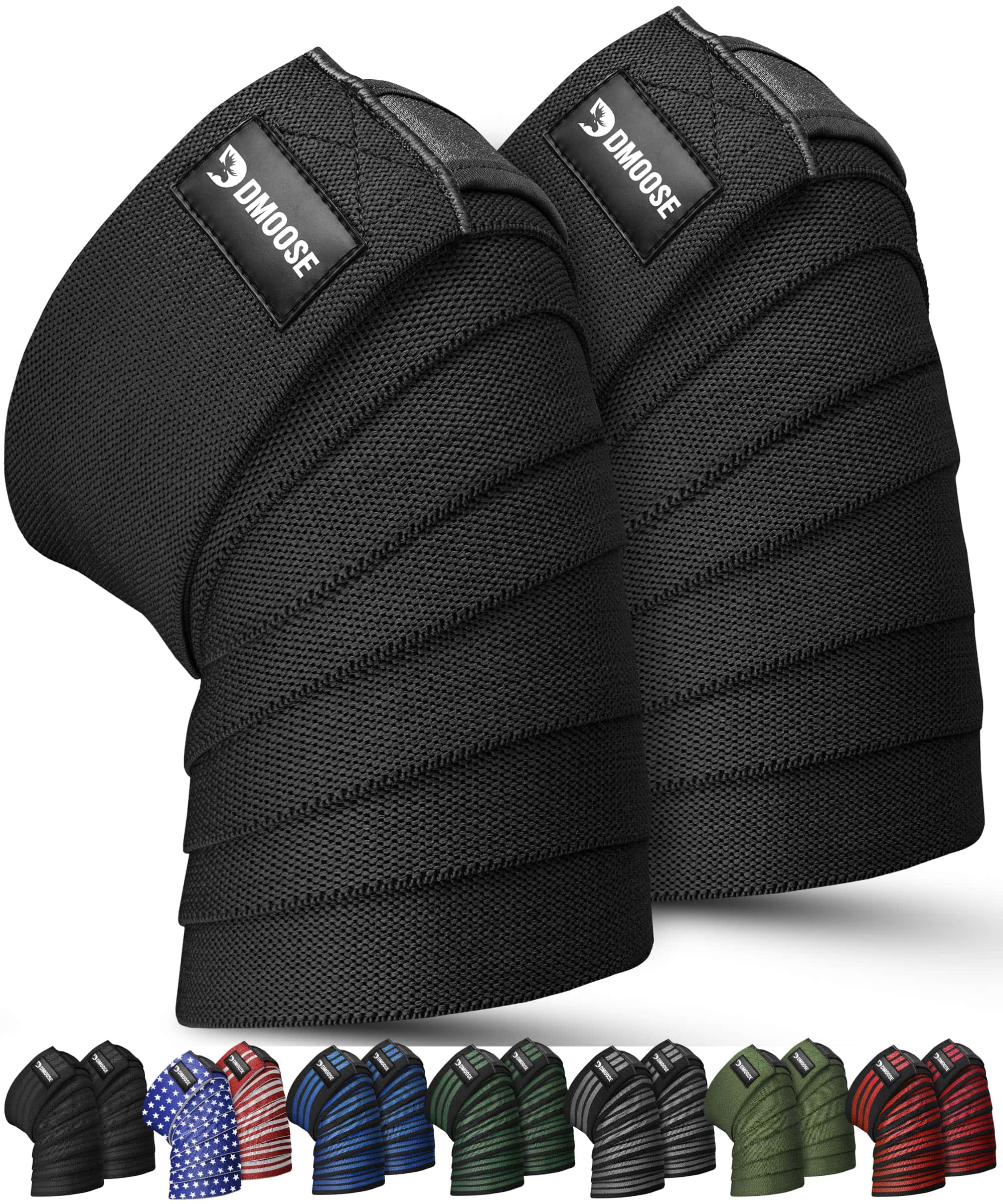 Vendas de Rodilla DMoose Fitness 78” Aprobadas por USPA