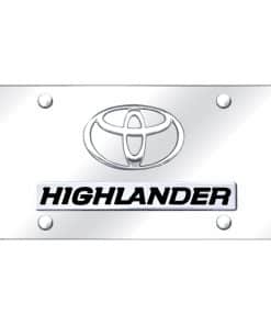 Placa de matrícula con doble logo oficial con licencia de