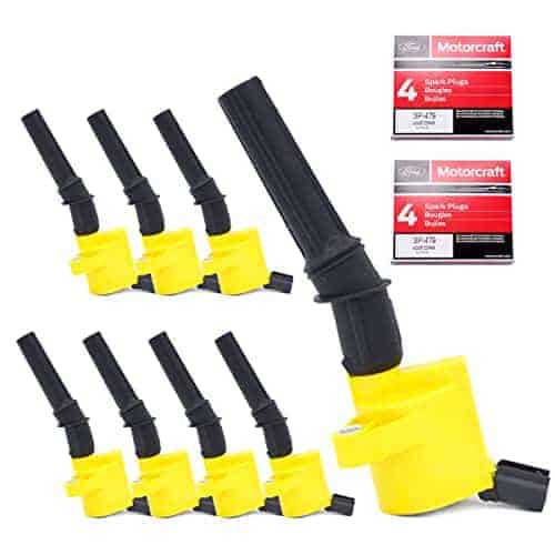 Conjunto de 8 bobinas de encendido MAS y bujías Motorcraft