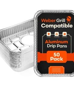 [Paquete de 50] Bandejas de goteo compatibles con parrillas