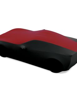 Cubierta de coche interior para Corvette -Rojo Oscuro/Negro