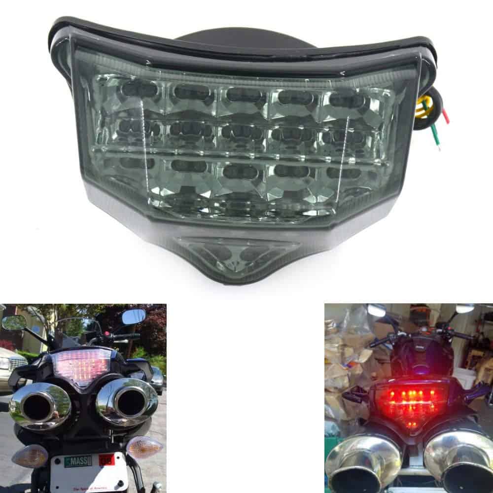 MZS Luz Trasera de Motocicleta LED Integrada con Luz de